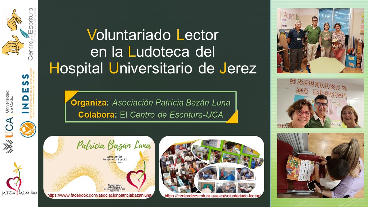 Voluntariado Lector con la Asociación Patricia Bazán Luna en Jerez